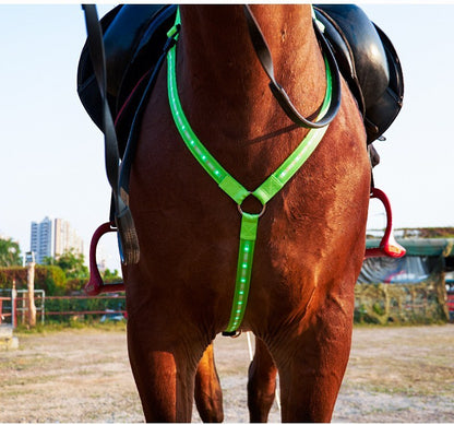 Luminous chest strap